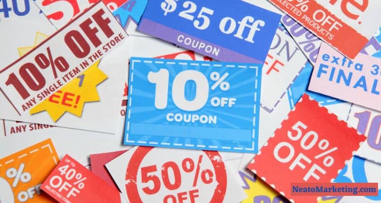 offer coupons or discounts